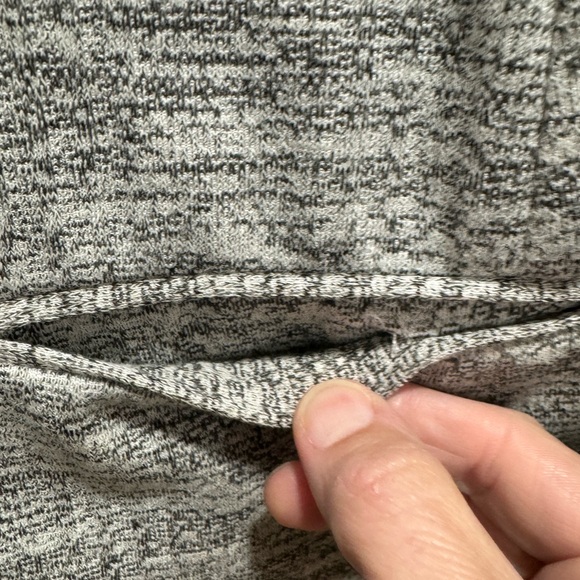 Torrid Blazer, size 0, Textured Boyfriend Knit Jacket White Black - Picture 9 of 11